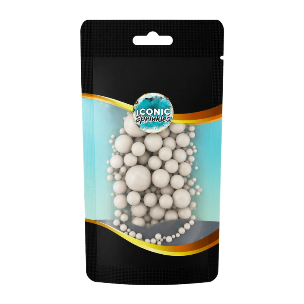 Matte Grey Pearls 30g - Iconic Sprinkles - Image 2