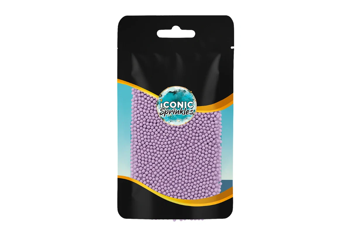Matte Lavender Nonpareils 30g - Iconic Sprinkles - Image 2