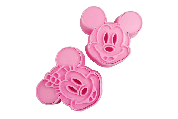Mickey Mouse and Minnie Cookie Cutter Set - Iconic Cake Art - Image 2