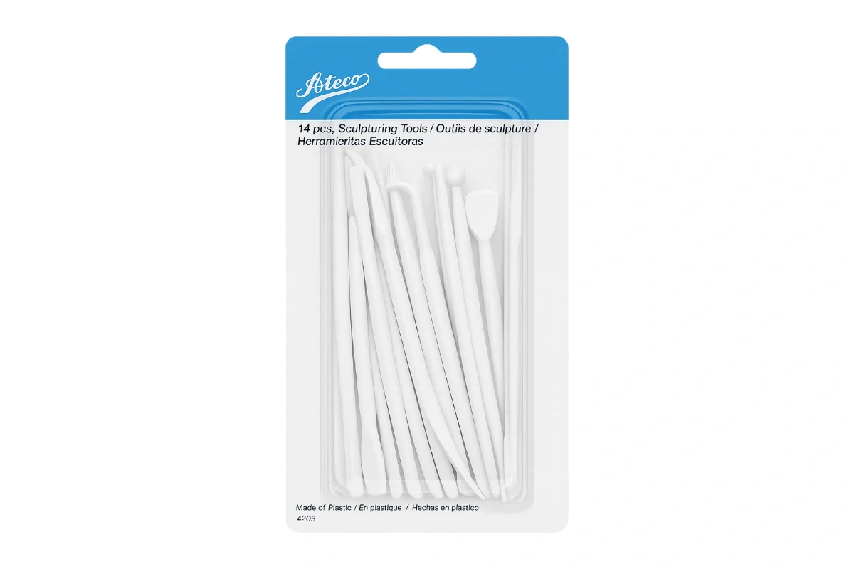 Mini Sculpting Tools Fondant - Gum Paste Modelling Tool (14 Pack) - Ateco - Image 2