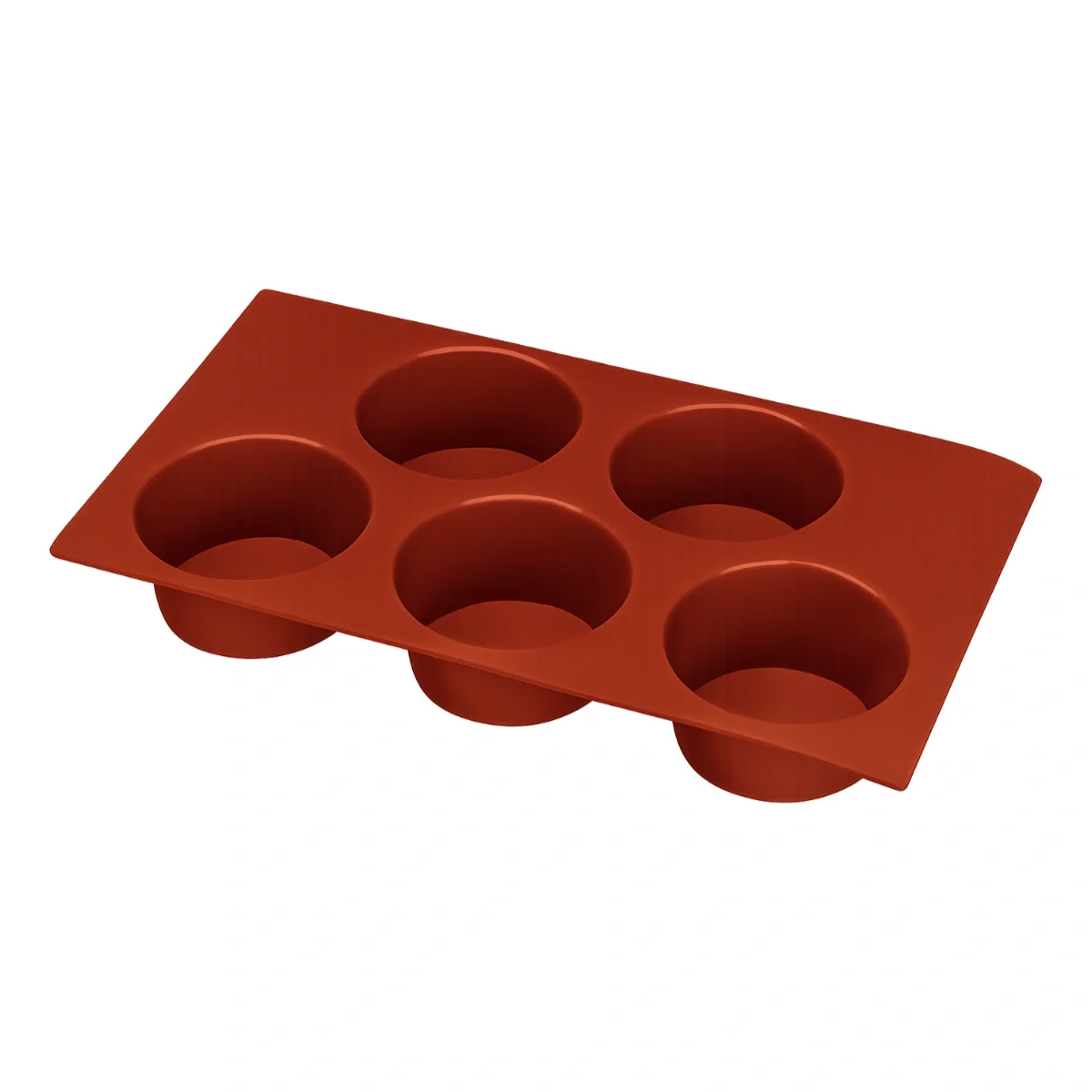 Muffin 5 Cavity Silicone Chocolate Mould - Iconic Cake Art - Image 2