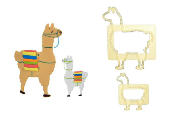 Mummy and Baby Llama Cutter Set - FMM