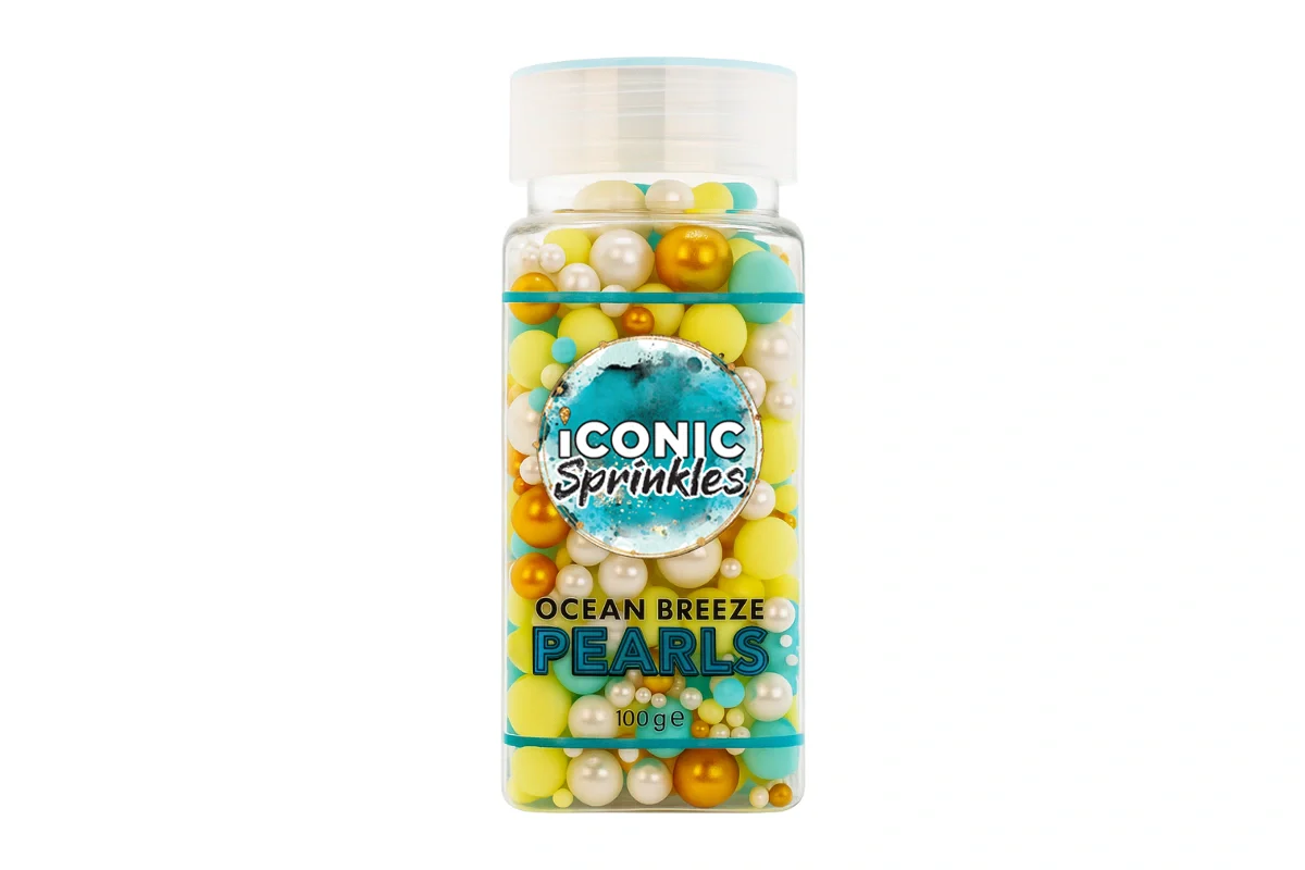 Ocean Breeze Pearls 100g - Iconic Sprinkles - Image 2