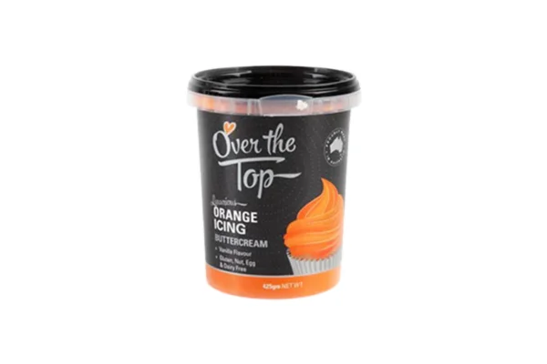 Orange Buttercream 425g - Over The Top
