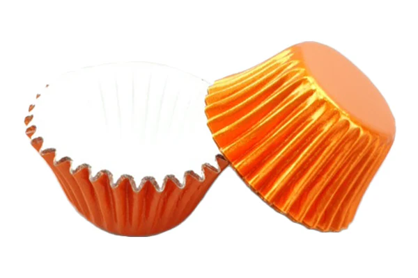 Orange Mini Cupcake Cases 25mm (50 Pack) - Gateau Art