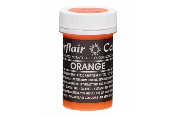 Orange Pastel Paste - Food Colour 25g - Sugarflair