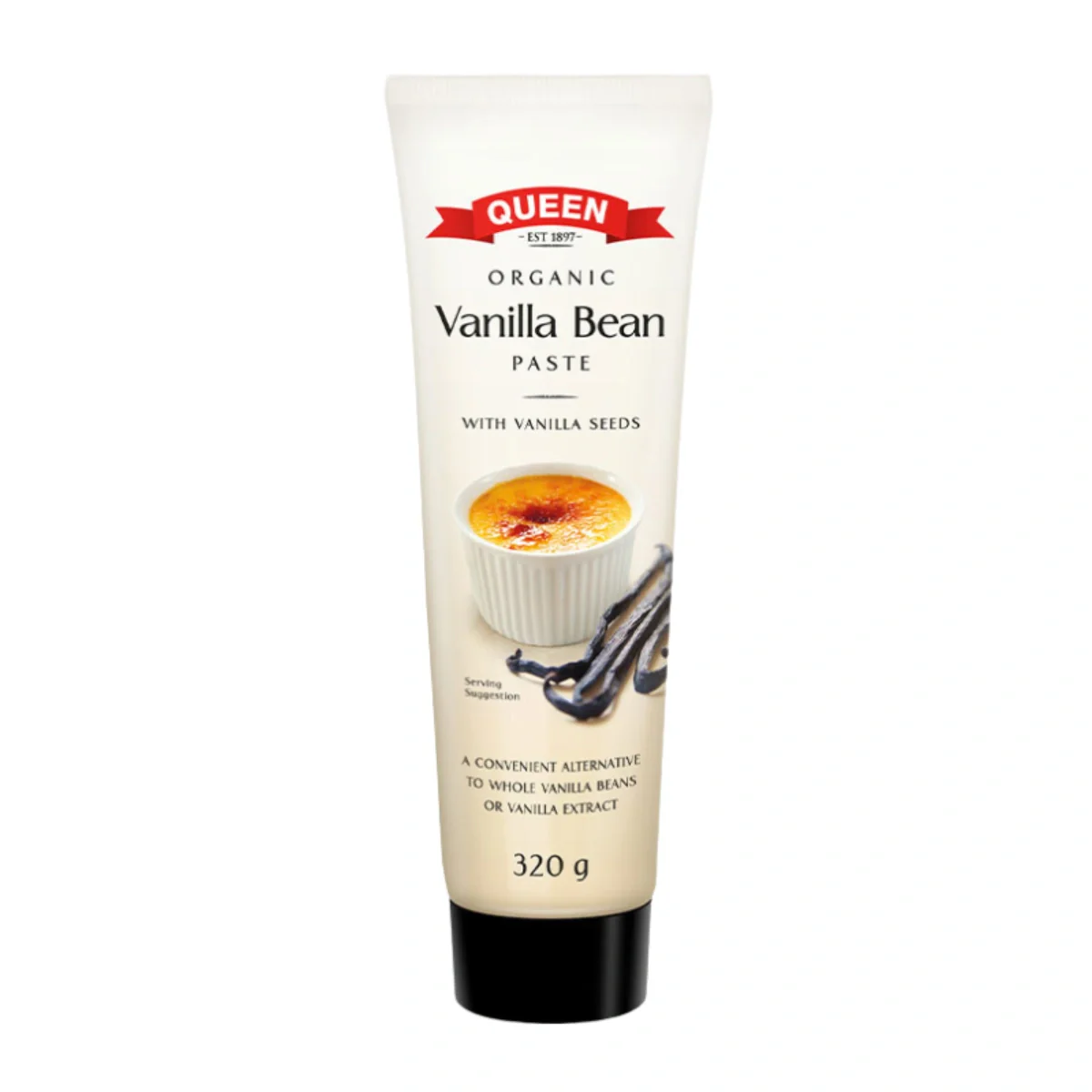 Organic Vanilla Paste Tube 320g - Queen Professional