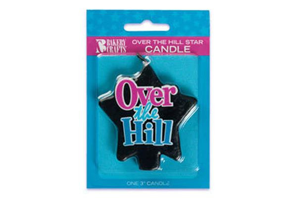Over the Hill Birthday Candle - Bakery Crafts