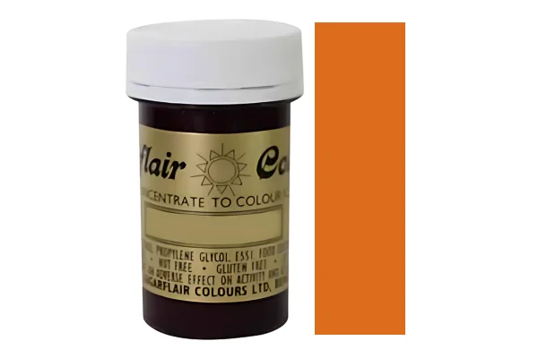 Paprika Flesh Spectral Paste - Fondant and Buttercream Colour 25g - Sugarflair - Image 2