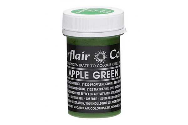 Pastel Apple Green Paste - Food Colour 25g - Sugarflair