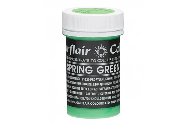 Pastel Spring Green Paste - Food Colour 25g - Sugarflair