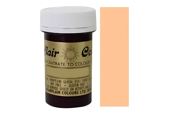 Peach Spectral Paste - Fondant and Buttercream Colour 25g - Sugarflair - Image 2
