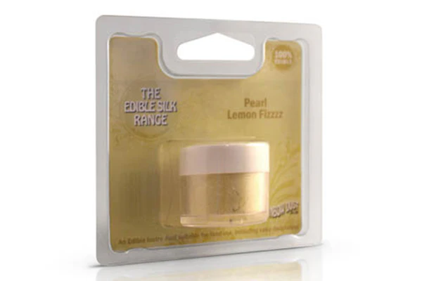 Pearl Lemon Fizz the Edible Silk Range - Shimmer - Rainbow Dust