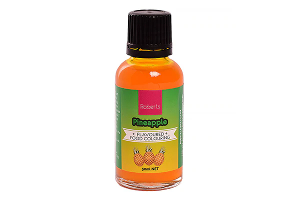 Pineapple Flavoured Food Colouring 30ml - Roberts Edible Craft