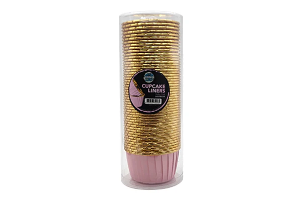 Pink Baby Cupcake Liners (50 Pack) - Iconic Cake Art - Image 2