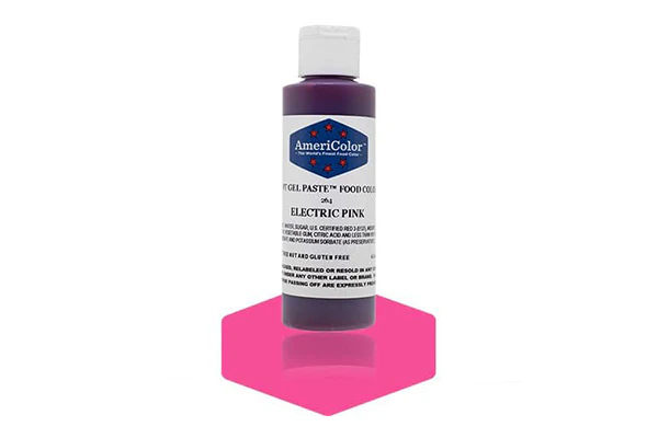 Pink Electric Soft Gel Paste 4.5oz - Americolor