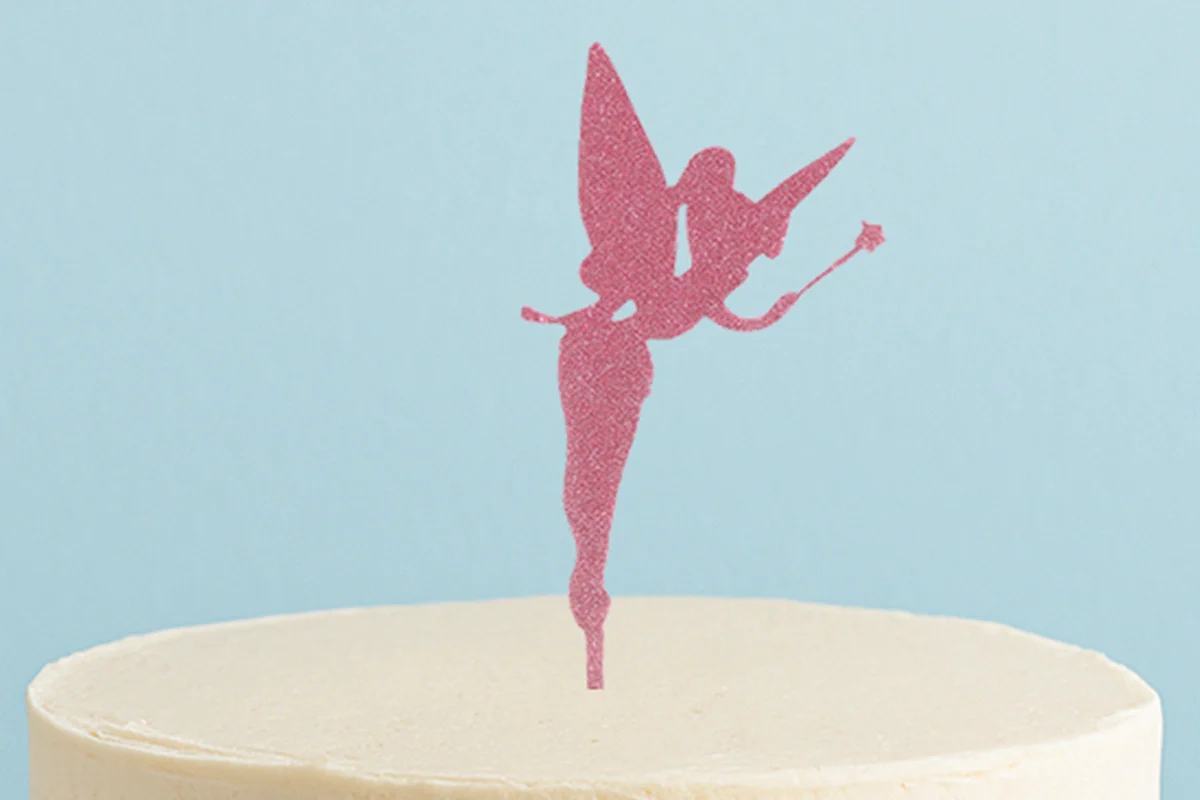 Pink Fairy Cake Topper - Bake Group