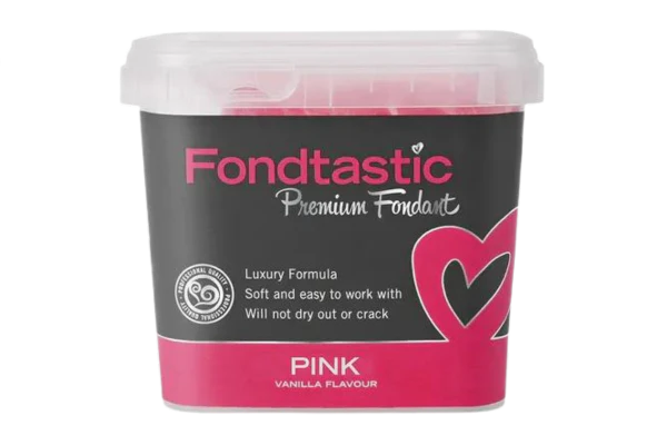 Pink Premium Fondant 1kg - Fondtastic
