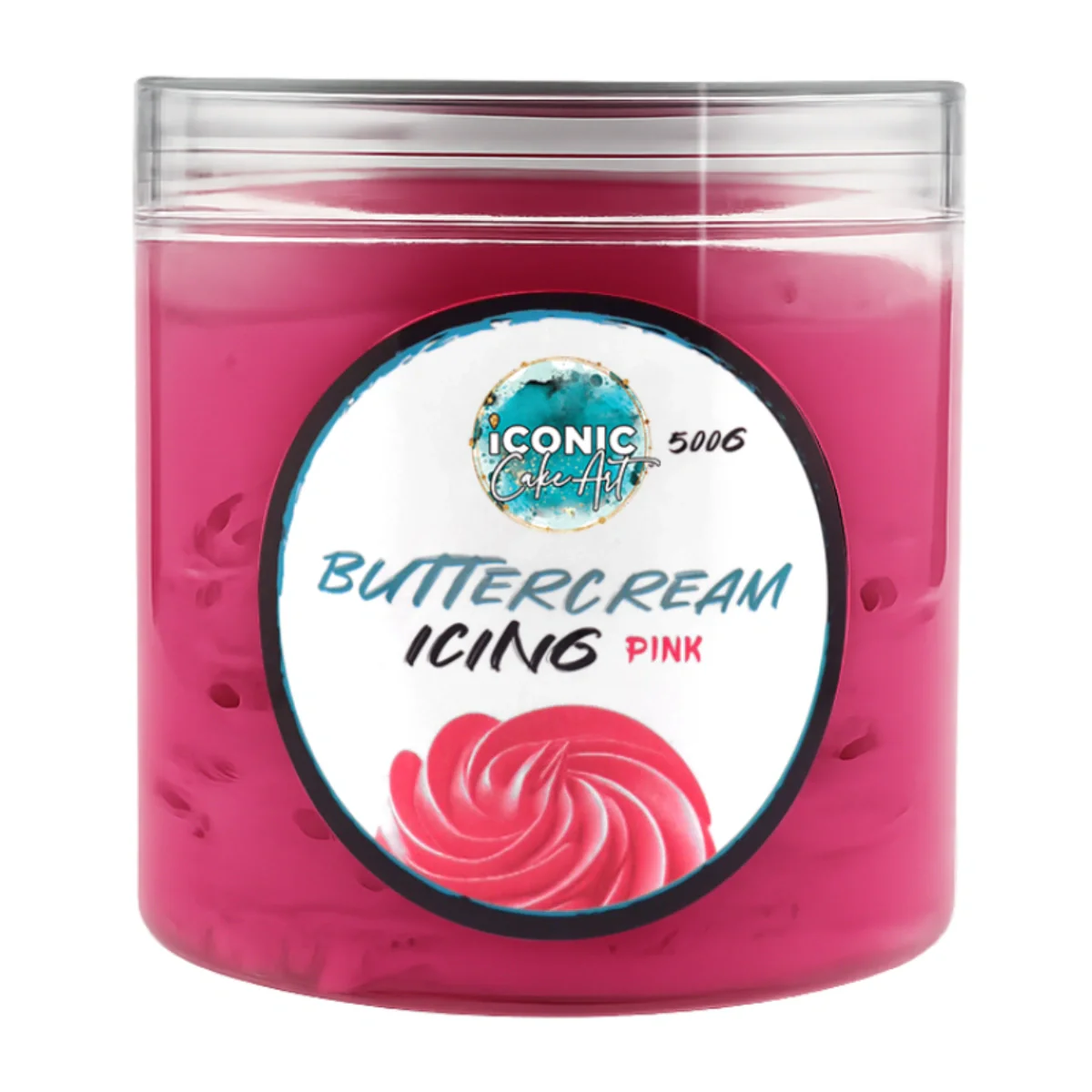 Pink Vanilla Ready to Use Buttercream 500g - Iconic Cake Art - Image 2
