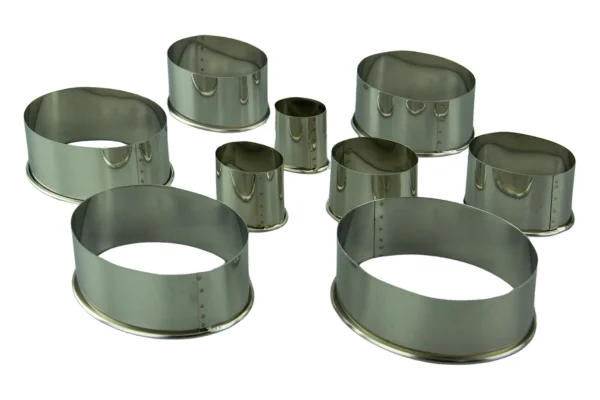 Plain Oval Cutter Set (9 Pack) - Ateco - Image 2