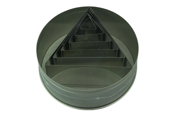 Plain Triangle Cutter Set (6 Pack) - Ateco - Image 2