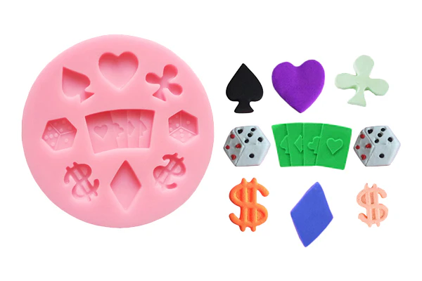 Poker Silicone Mould - Iconic Cake Art - Image 2