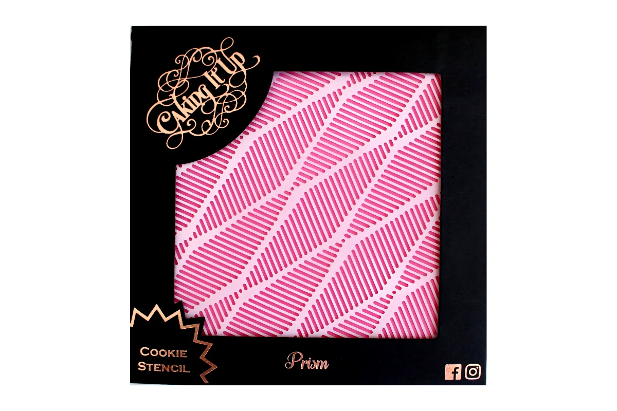 Prism Cookie Stencil - Caking It Up - Image 2