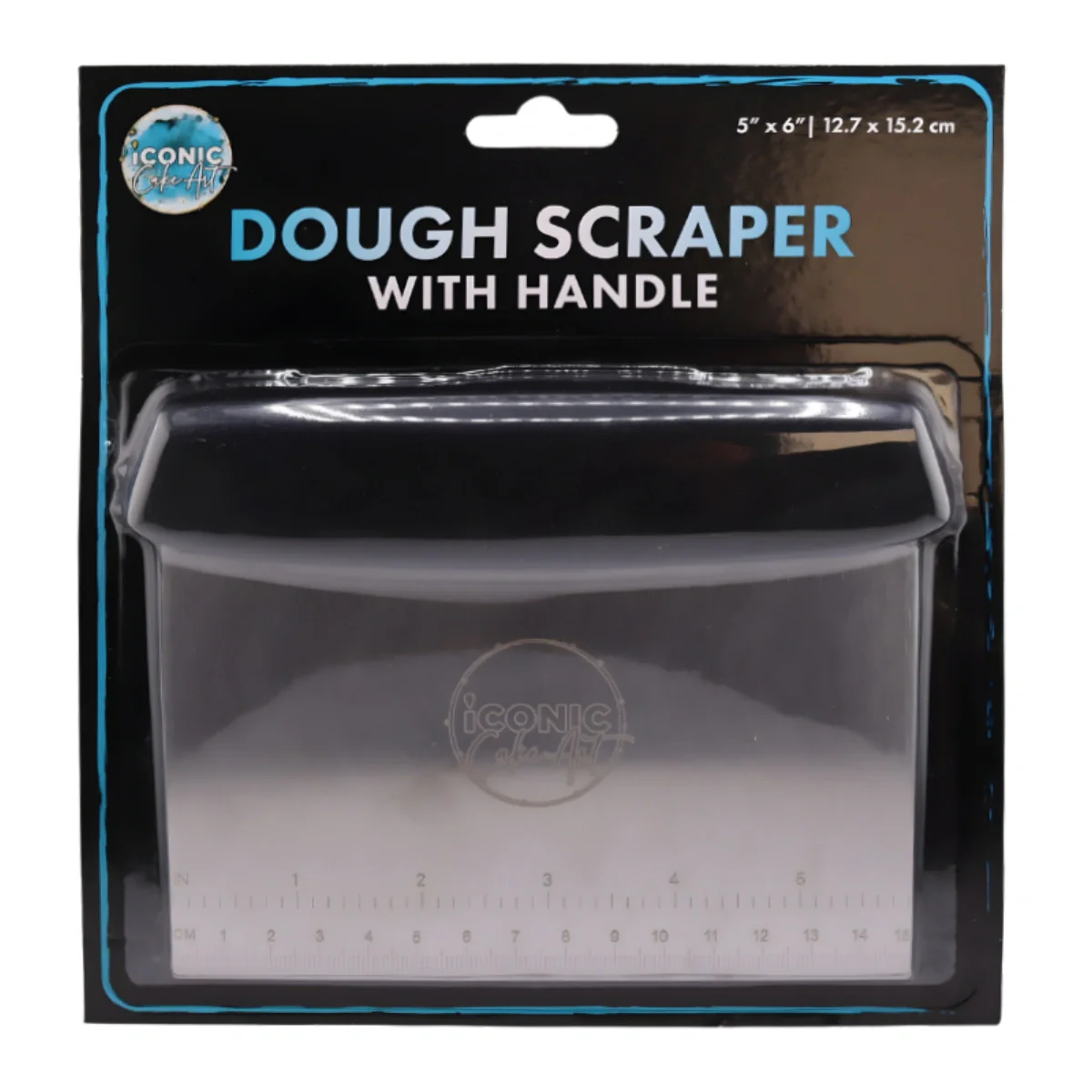 Professional Stainless Dough Scraper with Handle - Iconic Cake Art - Image 3