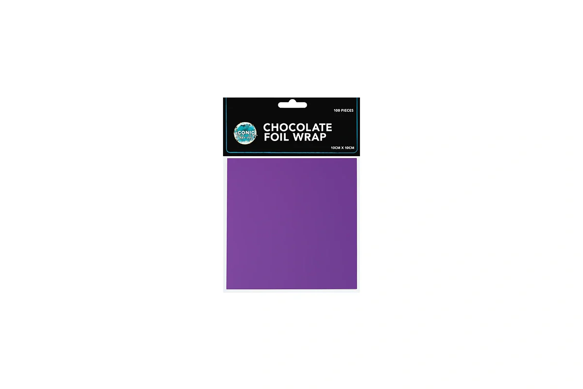 Purple Chocolate Wrap 4 Inch - Iconic Cake Art - Image 2