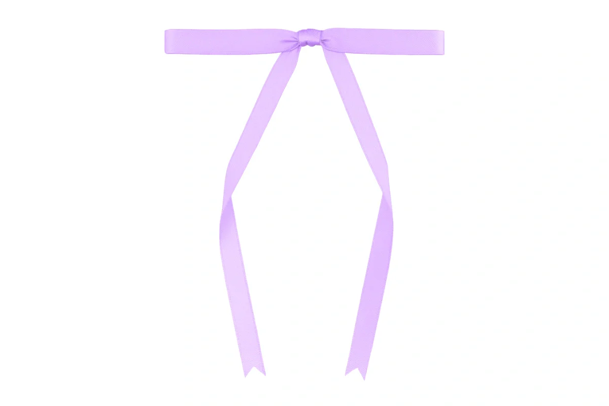 Purple Light Satin Bows - Iconic Cake Art - Image 2