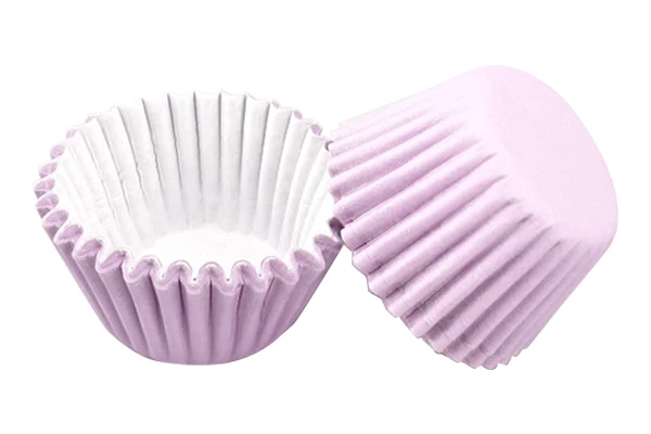 Purple Mini Grease-Proof Cupcake Cases 25mm (50 Pack) - Gateau Art