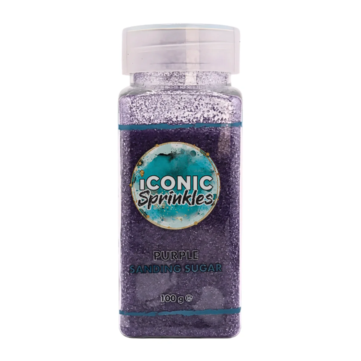 Purple Sanding Sugar 100g - Iconic Sprinkles - Image 2