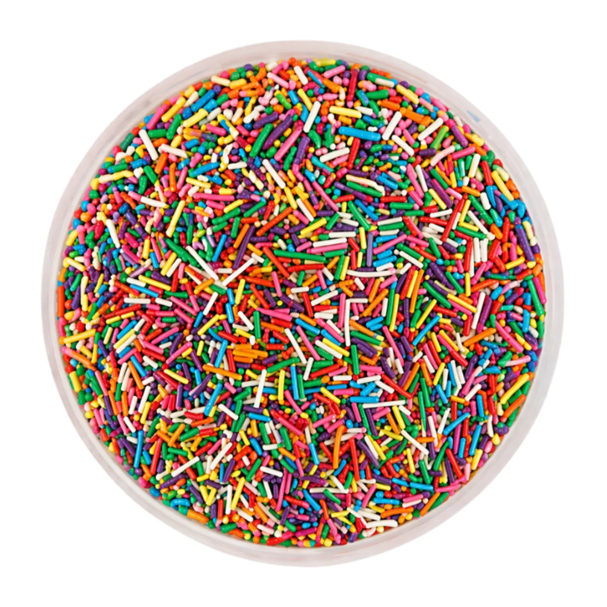 Rainbow Shiny Jimmies 500g - Iconic Sprinkles - Image 3