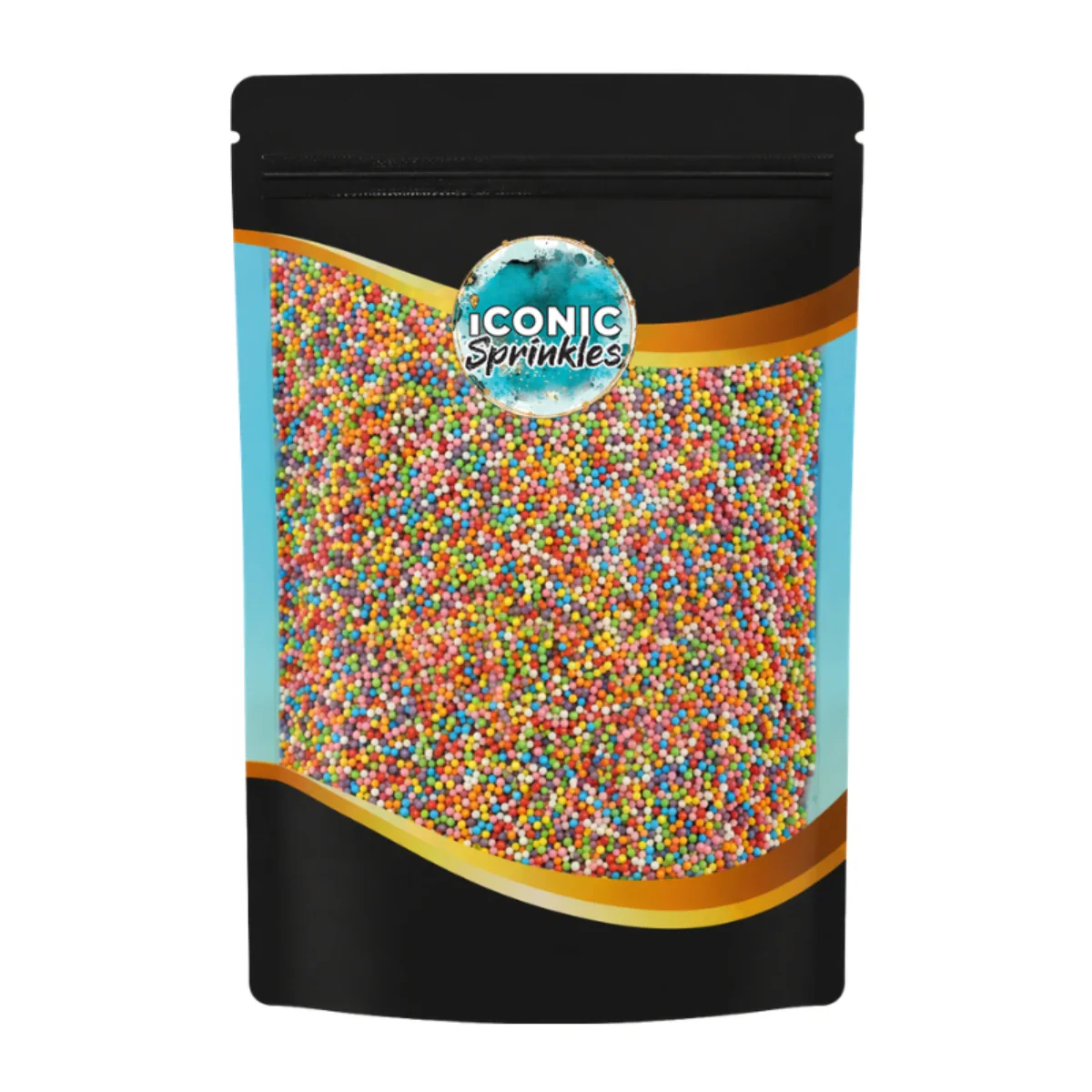 Rainbow Shiny Nonpareils 500g - Iconic Sprinkles - Image 2