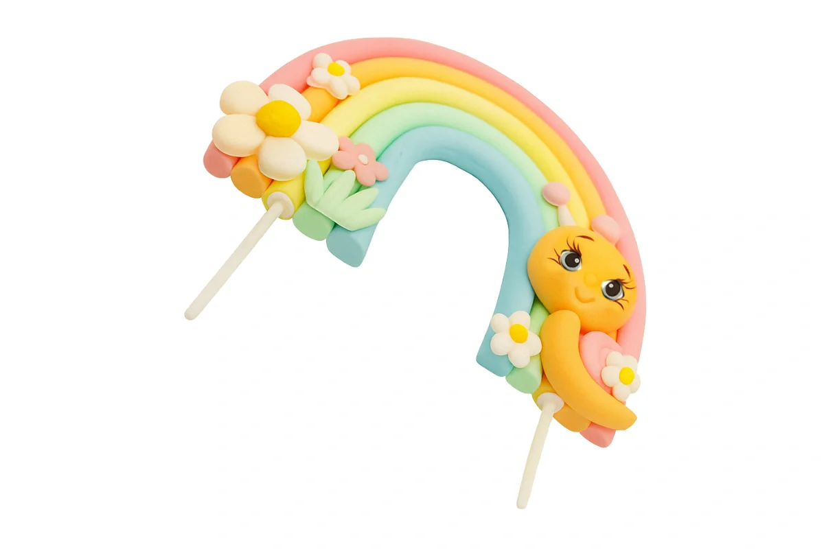 Rainbow Snail Topper - Iconic Cake Art - Image 3