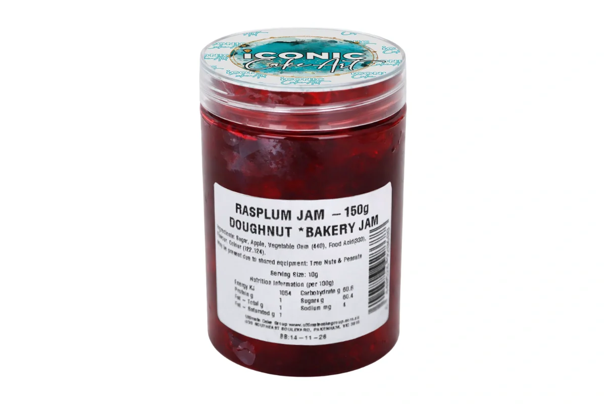 Rasplum Bakers Jam - Donut 150g - Iconic Cake Art - Image 3