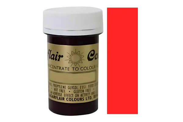 Red Christmas Spectral Paste - Fondant and Buttercream Colour 25g - Sugarflair - Image 2