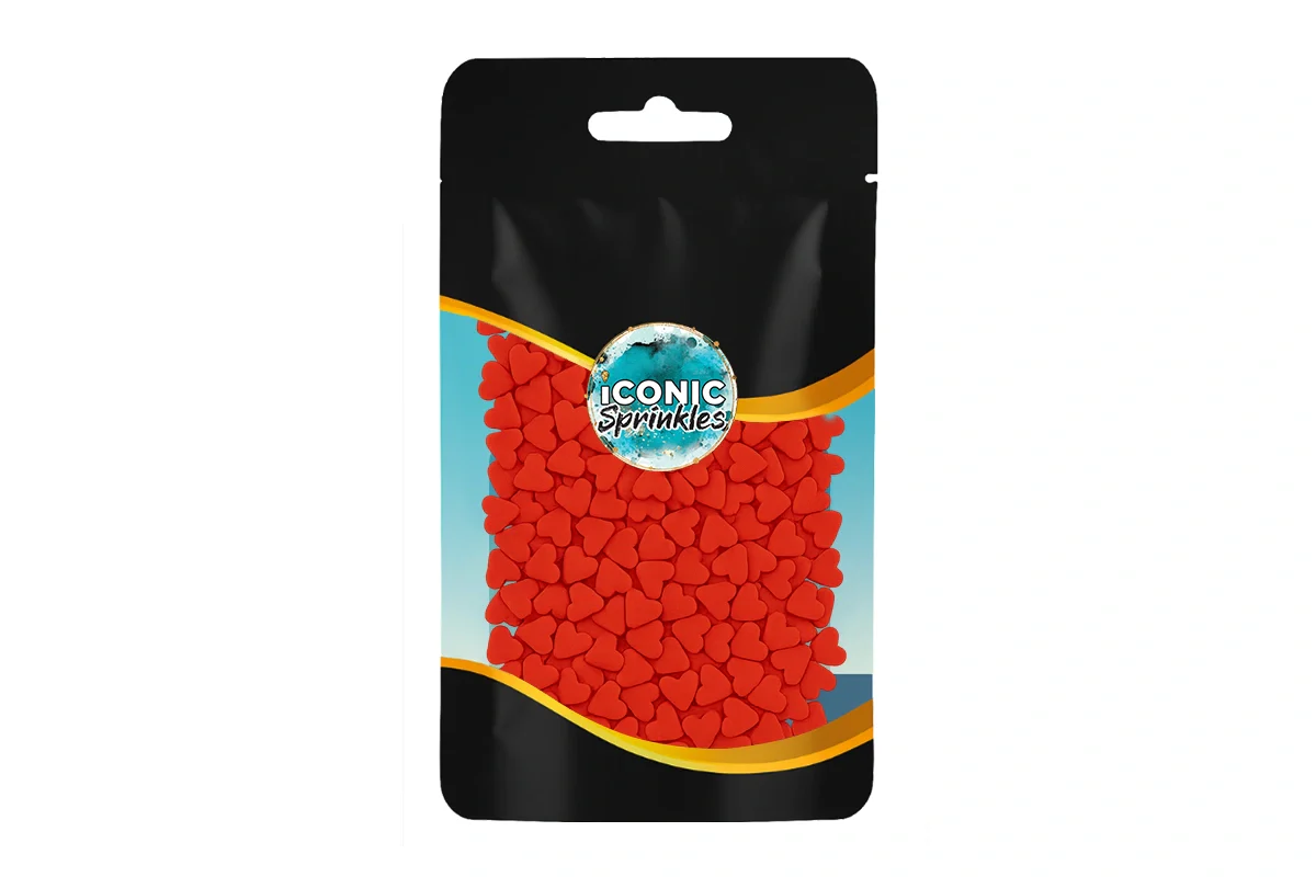 Red Heart Confetti 30g - Iconic Sprinkles - Image 2
