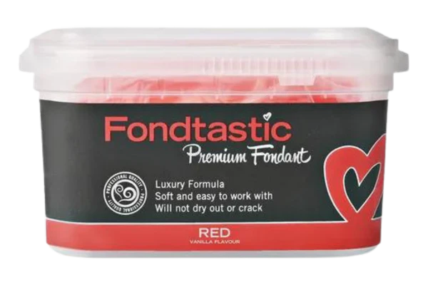 Red Premium Fondant 250g - Fondtastic