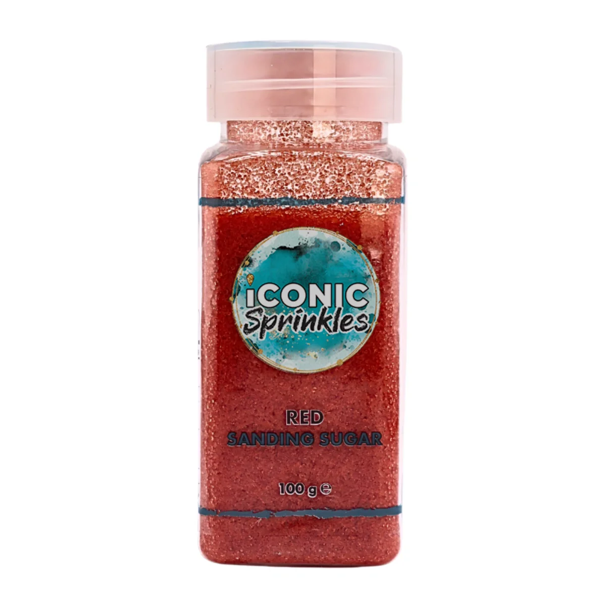 Red Sanding Sugar 100g - Iconic Sprinkles - Image 2