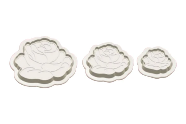 Rose 2D Flower Plunger Cutter Set (3 Pack) - T Quality Tools