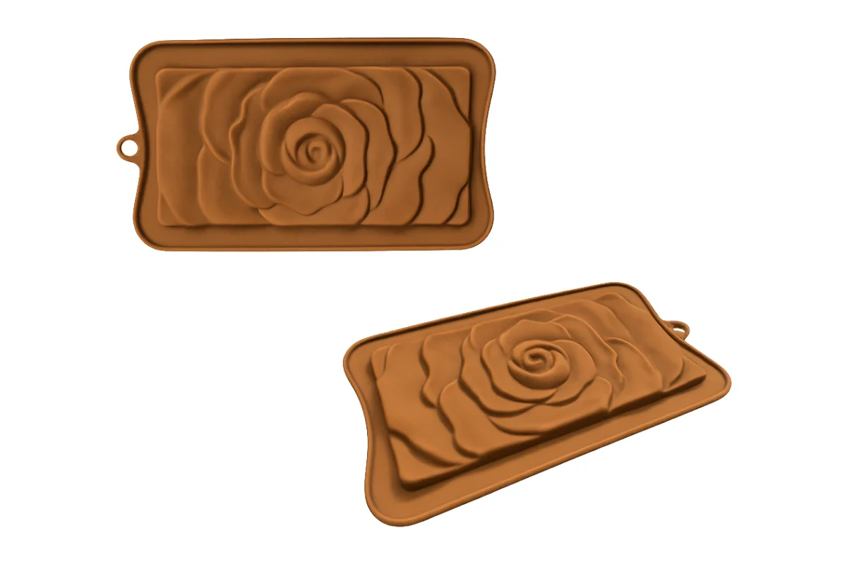 Rose Bloom Choc Silicone Mould - Iconic Cake Art - Image 2