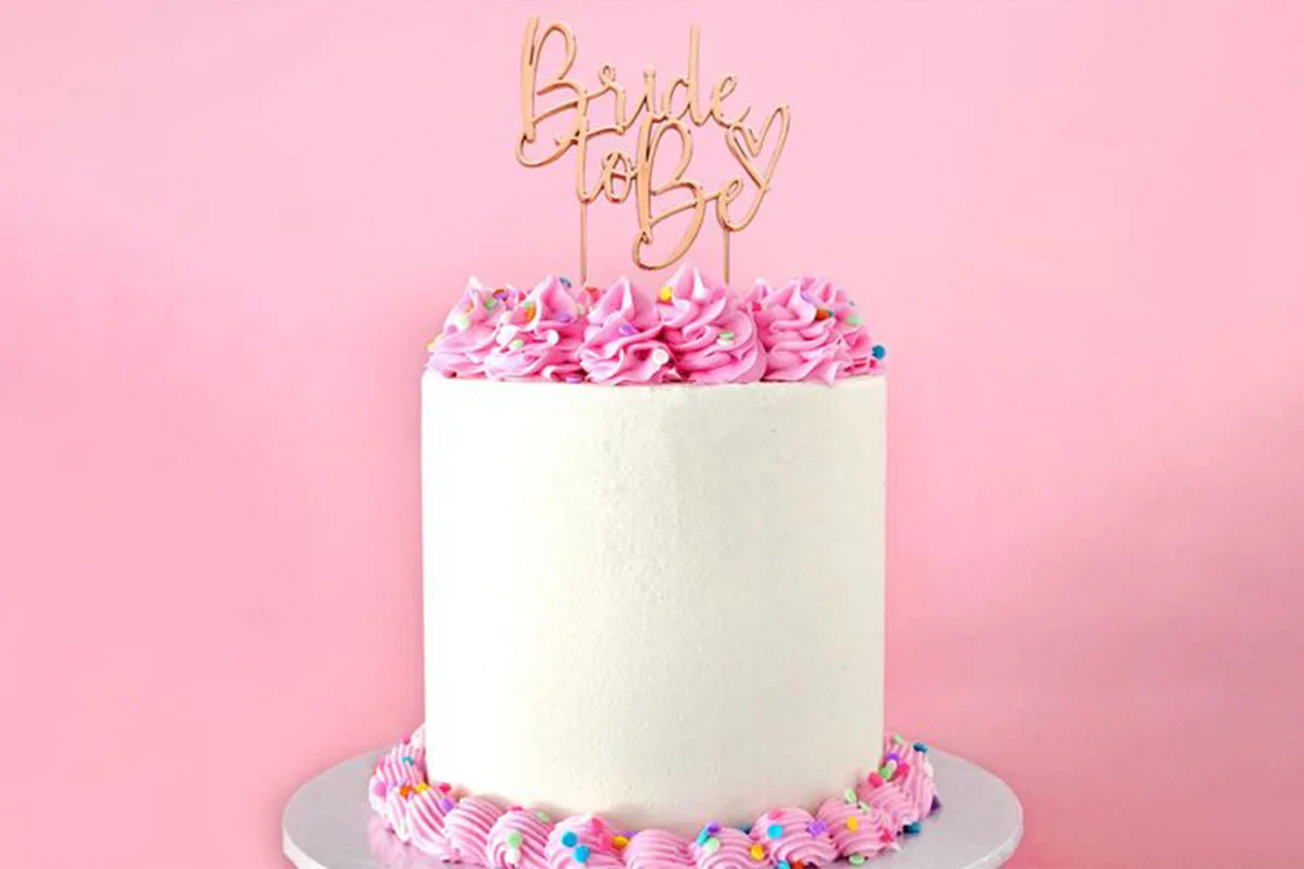 Rose Gold Bride to Be Topper - BSC