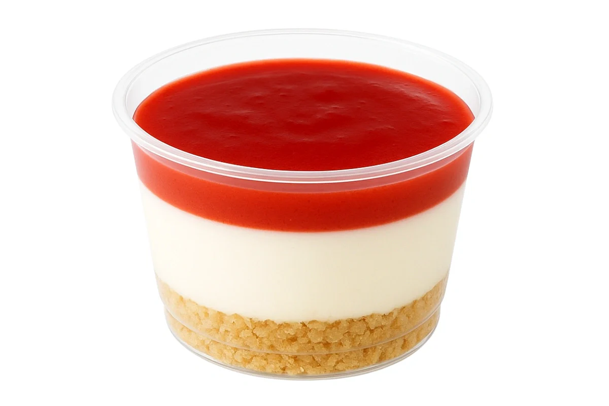 Round Dessert Cup 170ml (10 Pack) - Iconic Cake Art - Image 2