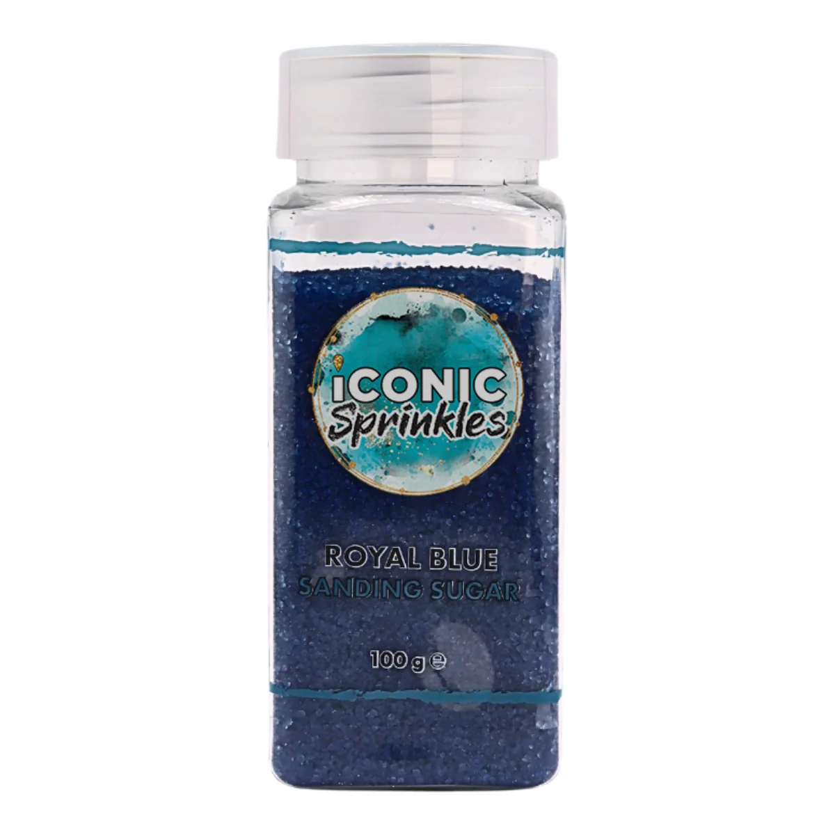 Royal Blue Sanding Sugar 100g - Iconic Sprinkles - Image 2