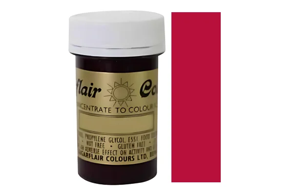 Ruby Spectral Paste - Fondant and Buttercream Colour 25g - Sugarflair - Image 2