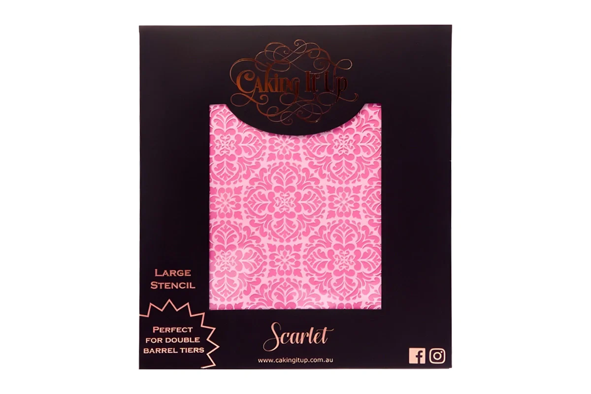 Scarlet Cake Stencil - Caking It Up - Image 2