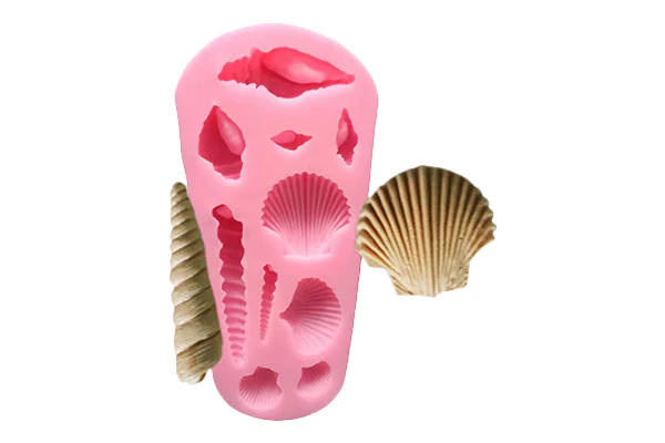 Sea Shells Mould 2 - Silicone - Iconic Cake Art - Image 2