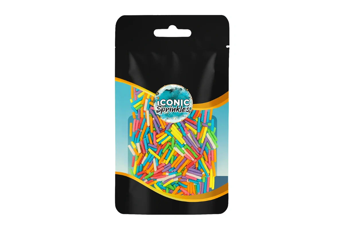 Shiny Bright Jimmies 30g - Iconic Sprinkles - Image 2