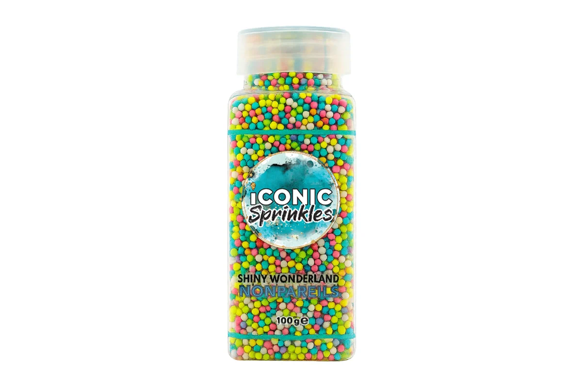 Shiny Wonderland Nonpareils 100g - Iconic Sprinkles - Image 2